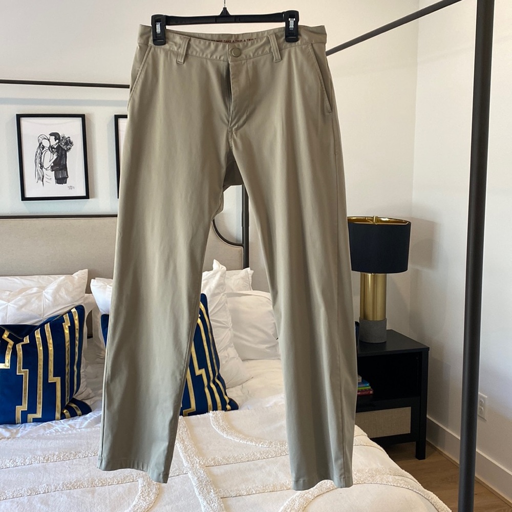 Rhone khaki commuter pant 31/30